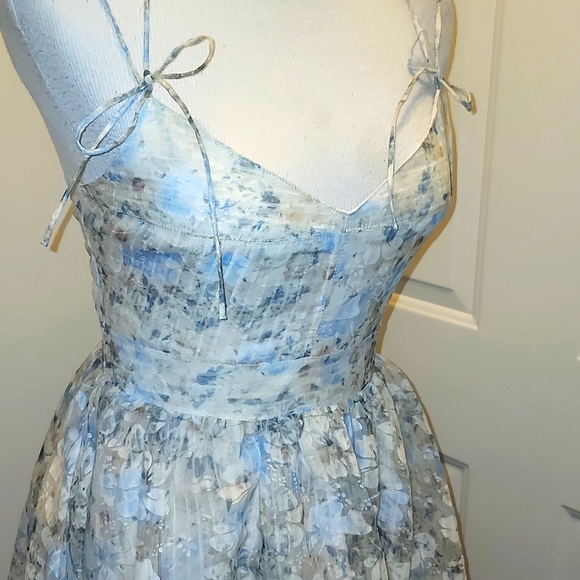 En Saison Tosca Floral Midi Fit & Flare Dress Prom Formal - Picture 4 of 12